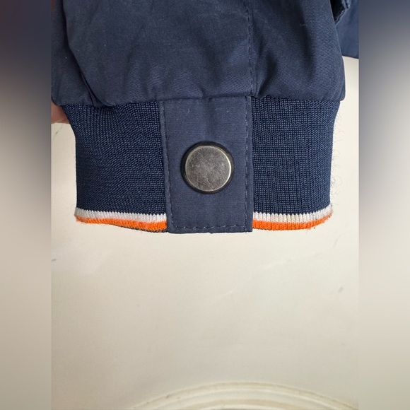 Men’s A Fish Named Fred Blouson Marine Luxury Zip Pocket Ribbed cuffs Jacket - Picture 5 of 15